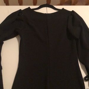 Black shirt dress